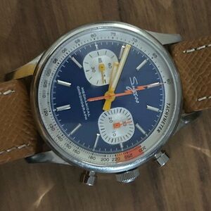 SUGESS Seestern Chronograph Mechanical Blue Hand Wind SWAN NECK ST1901